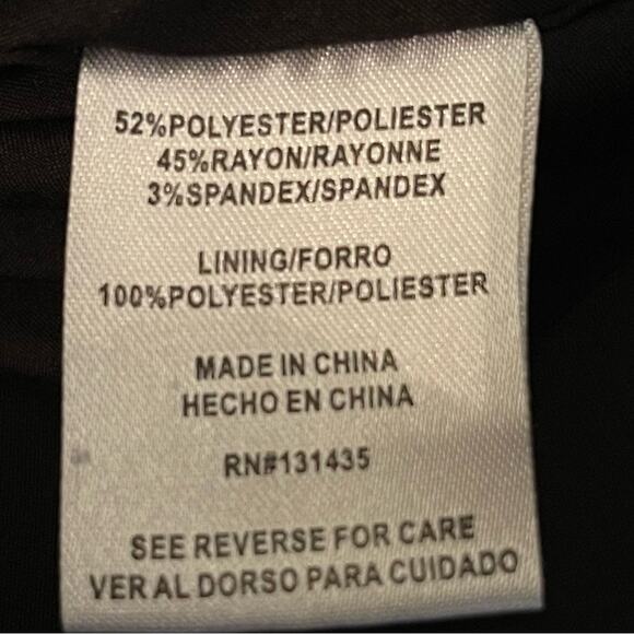 Chetta B Black Animal Print Beaded Party Event Feminine Dress NWOT Size 10 - Picture 11 of 14